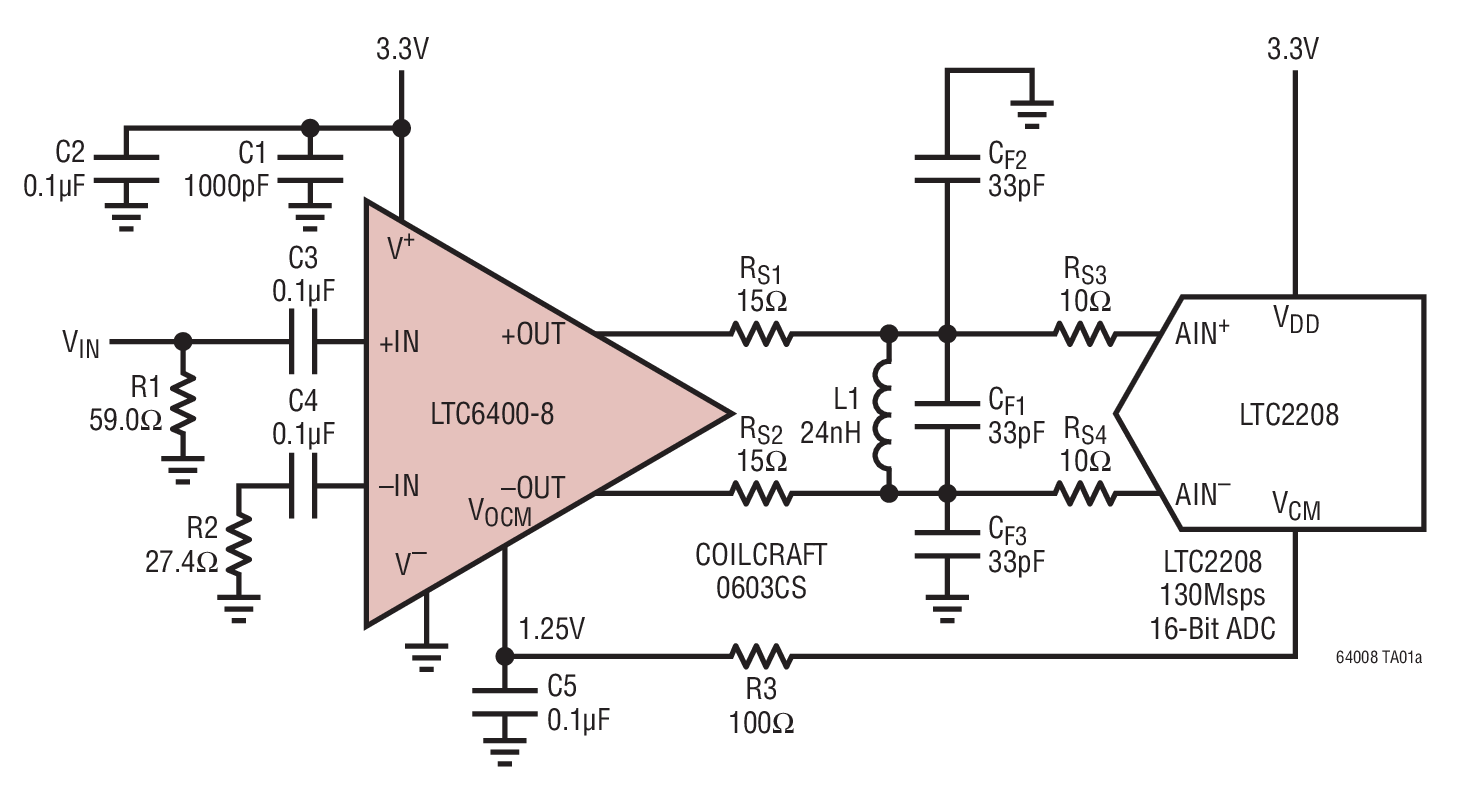 LTC6400-8Ӧͼһ